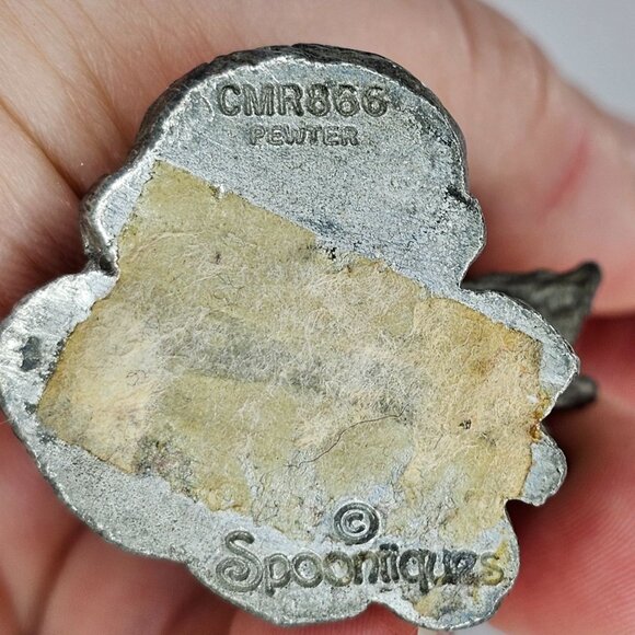 Spoontiques Pewter Unicorn Figurine With Crystal Ball Red Eyes CMR866 - Picture 6 of 8